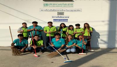 กิจกรรม Big Cleaning Day ของบริษัท เฟลเวอร์ แอนด์ อะโรเมติก กรุ๊ป จำกัด ปี 2562